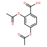 2,4-bis(acetyloxy)benzoic acid