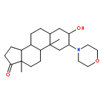 (2beta,3alpha,5alpha)-3-hydroxy-2-(morpholin-4-yl)androstan-17-one