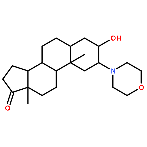 (2beta,3alpha,5alpha)-3-hydroxy-2-(morpholin-4-yl)androstan-17-one