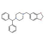 1-benzhydryl-4-(1,3-benzodioxol-5-ylmethyl)piperazine