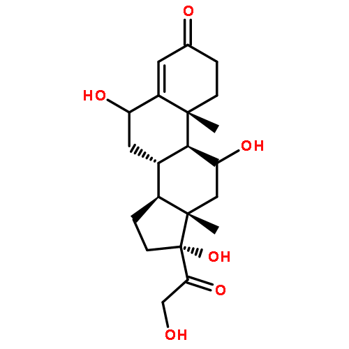 Pregn-4-ene-3,20-dione,6,11,17,21-tetrahydroxy-, (6b,11b)-