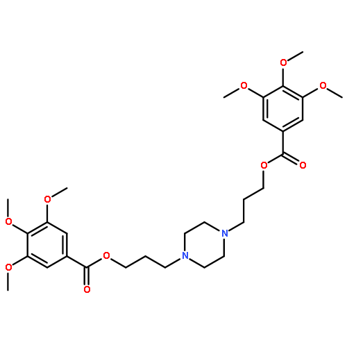 piperazine-1,4-diyldipropane-3,1-diyl bis(3,4,5-trimethoxybenzoate)