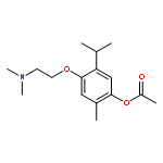 4-(2-(Dimethylamino)ethoxy)-5-isopropyl-2-methylphenyl acetate