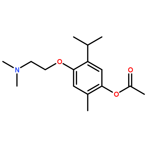 4-(2-(Dimethylamino)ethoxy)-5-isopropyl-2-methylphenyl acetate