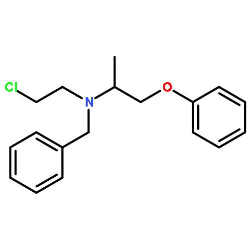 N-Benzyl-N-(2-chloroethyl)-1-phenoxypropan-2-amine