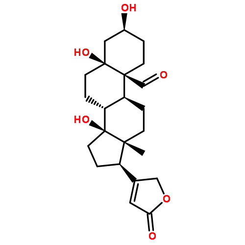 Card-20(22)-enolide,3,5,14-trihydroxy-19-oxo-, (3b,5b)-