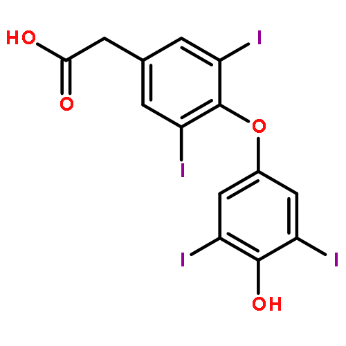 Benzeneacetic acid,4-(4-hydroxy-3,5-diiodophenoxy)-3,5-diiodo-