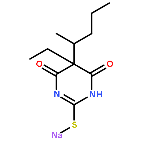 (+/-)-THIOPENTAL SODIUM SALT/SODIUM CARBONATE 