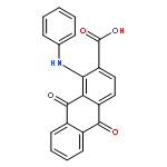 1-anilino-9,10-dioxoanthracene-2-carboxylic acid