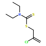 Carbamodithioic acid,N,N-diethyl-, 2-chloro-2-propen-1-yl ester