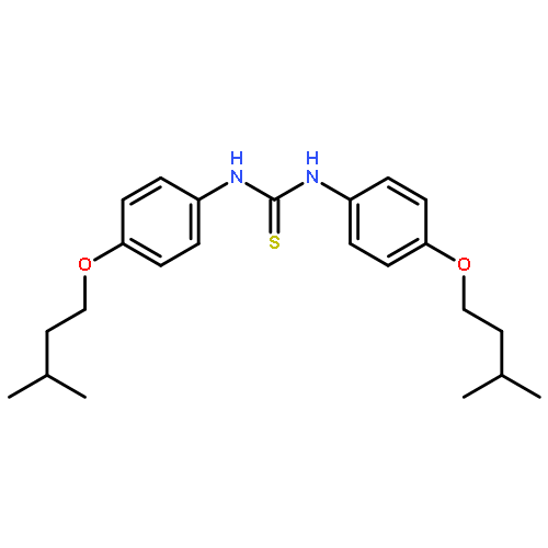 Thiourea,N,N'-bis[4-(3-methylbutoxy)phenyl]-