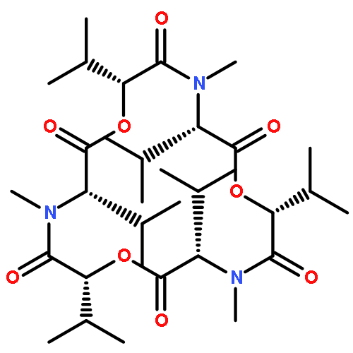 Cyclo[(2R)-2-hydroxy-3-methylbutanoyl-N-methyl-L-valyl-(2R)-2-hydroxy-3-methylbutanoyl-N-methyl-L-valyl-(2R)-2-hydroxy-3-methylbutanoyl-N-methyl-L-valyl]