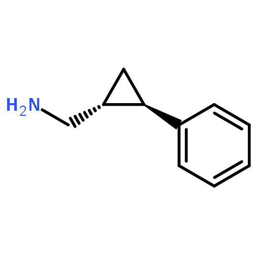 Cyclopropanemethanamine, 2-phenyl-, trans-