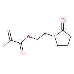 2-Propenoic acid,2-methyl-, 2-(2-oxo-1-pyrrolidinyl)ethyl ester