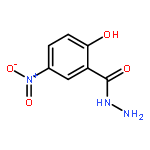 Benzoic acid, 2-hydroxy-5-nitro-, hydrazide