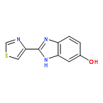 1H-Benzimidazol-6-ol,2-(4-thiazolyl)-