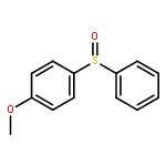 Benzene, 1-methoxy-4-(phenylsulfinyl)-