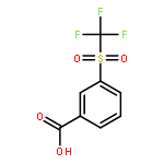 Benzoic acid, 3-[(trifluoromethyl)sulfonyl]-