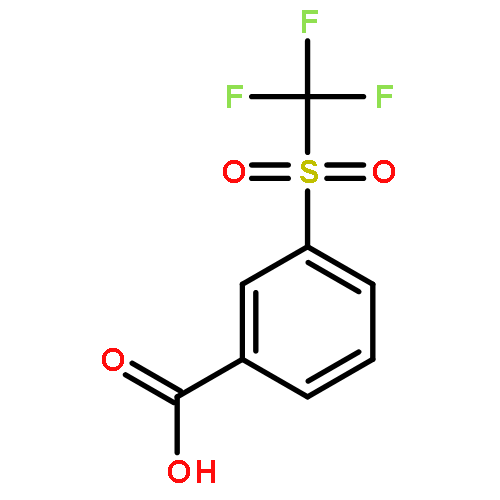 Benzoic acid, 3-[(trifluoromethyl)sulfonyl]-