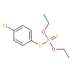 Phosphorodithioic acid, S-(4-chlorophenyl) O,O-diethyl ester