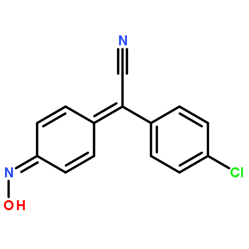 2-(4-chlorophenyl)-2-(4-hydroxyiminocyclohexa-2,5-dien-1-ylidene)acetonitrile