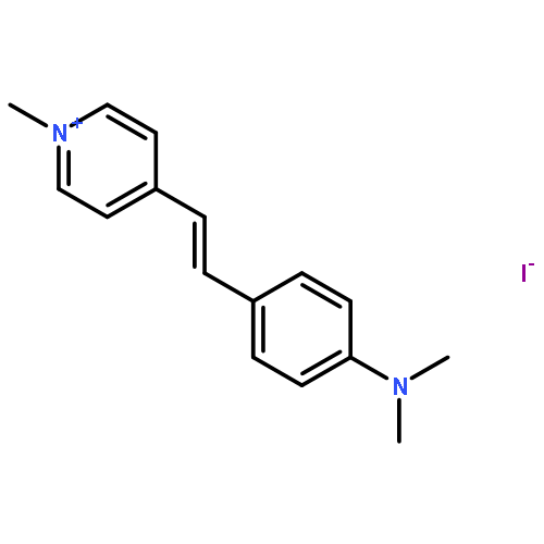 Pyridinium,4-[2-[4-(dimethylamino)phenyl]ethenyl]-1-methyl-, iodide (1:1)