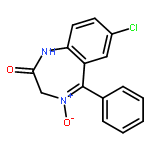 7-Chloro-5-phenyl-1,3-dihydro-2H-1,4-benzodiazepine-2-one-4-oxide