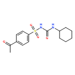 Benzenesulfonamide,4-acetyl-N-[(cyclohexylamino)carbonyl]-