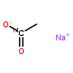 Acetic-1-14C acid,sodium salt (8CI,9CI)