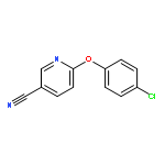 3-Pyridinecarbonitrile,6-(4-chlorophenoxy)-