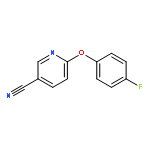 6-(4-fluorophenoxy)pyridine-3-carbonitrile