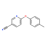 6-(4-methylphenoxy)pyridine-3-carbonitrile