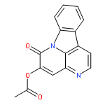 6H-Indolo[3,2,1-de][1,5]naphthyridin-6-one, 5-(acetyloxy)-