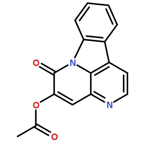 6H-Indolo[3,2,1-de][1,5]naphthyridin-6-one, 5-(acetyloxy)-