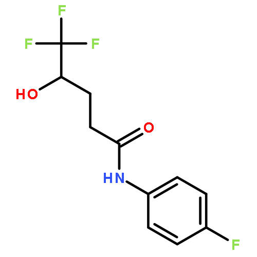 5,5,5-Trifluoro-N-(4-fluorophenyl)-4-hydroxypentanamide