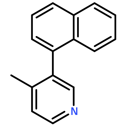 Pyridine, 4-methyl-3-(1-naphthalenyl)-