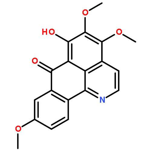 6-hydroxy-4,5,9-trimethoxy-7H-dibenzo(de,h)quinolin-7-one