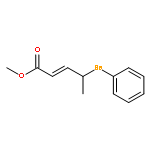 2-Pentenoic acid, 4-(phenylseleno)-, methyl ester, (E)-