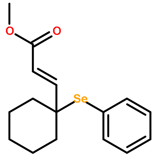 2-Propenoic acid, 3-[1-(phenylseleno)cyclohexyl]-, methyl ester, (E)-