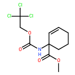 2-Cyclohexene-1-carboxylic acid, 1-[[(2,2,2-trichloroethoxy)carbonyl]amino]-, methyl ester