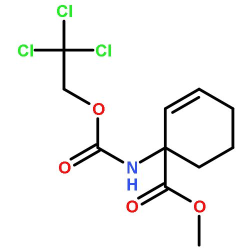 2-Cyclohexene-1-carboxylic acid, 1-[[(2,2,2-trichloroethoxy)carbonyl]amino]-, methyl ester