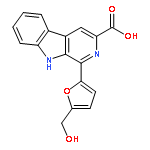 9H-Pyrido[3,4-b]indole-3-carboxylicacid, 1-[5-(hydroxymethyl)-2-furanyl]-