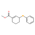 1-Cyclohexene-1-carboxylic acid, 3-(phenylseleno)-, methyl ester