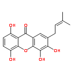 1,4,5,6-Tetrahydroxy-7-(3-methylbut-2-en-1-yl)-9H-xanthen-9-one