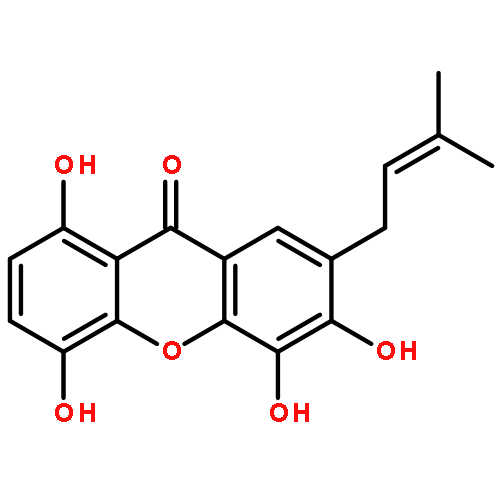 1,4,5,6-Tetrahydroxy-7-(3-methylbut-2-en-1-yl)-9H-xanthen-9-one