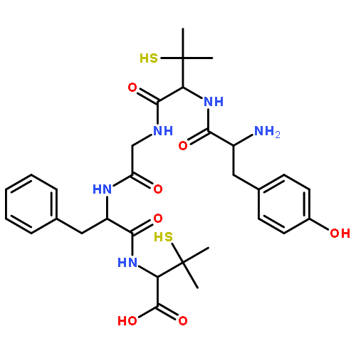 D-Valine,3-mercapto-N-[N-[N-(3-mercapto-N-L-tyrosyl-D-valyl)glycyl]-L-phenylalanyl]-