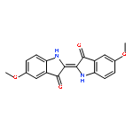 5,5'-dimethoxy-1H,1'H-[2,2']biindolylidene-3,3'-dione