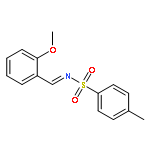 Benzenesulfonamide, N-[(2-methoxyphenyl)methylene]-4-methyl-