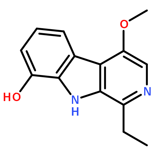 9H-Pyrido[3,4-b]indol-8-ol,1-ethyl-4-methoxy-