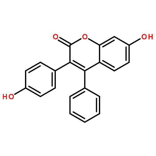 7-hydroxy-4-phenyl-3-(4-hydroxyphenyl)coumarin